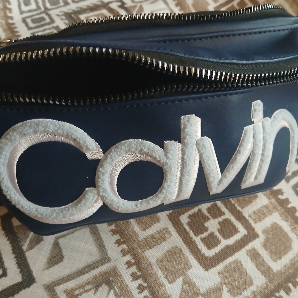 Calvin Klein Dark Blue Belt Bag